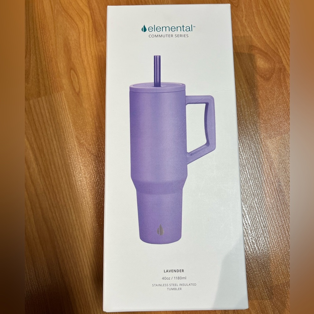 New in Box- Elemental Commuter Series *Stainless Steel insulated Tumbler (40 oz)